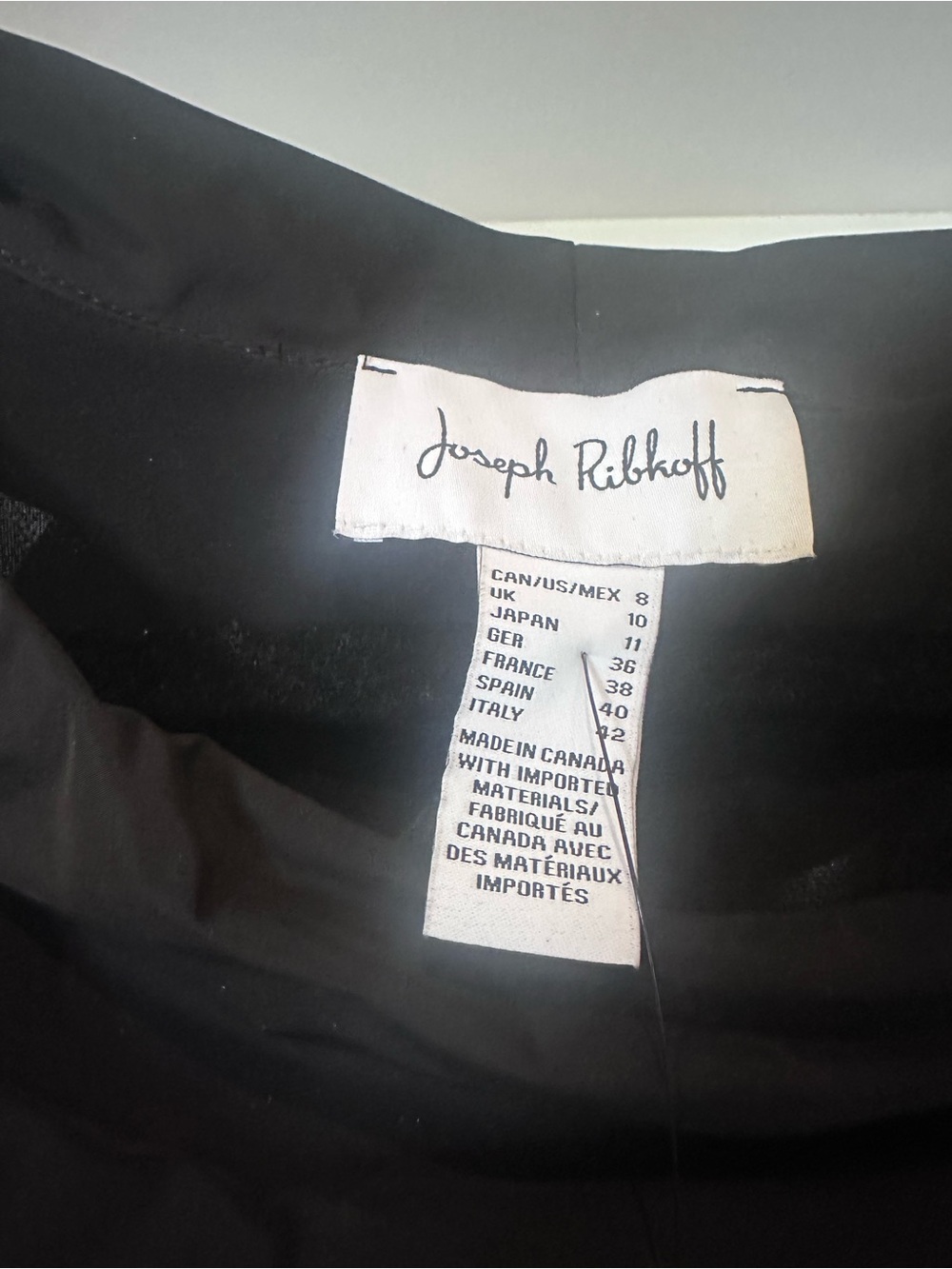 Joseph Ribkoff Black Midi Dress with Circular Appliqués - Picture 8 of 10